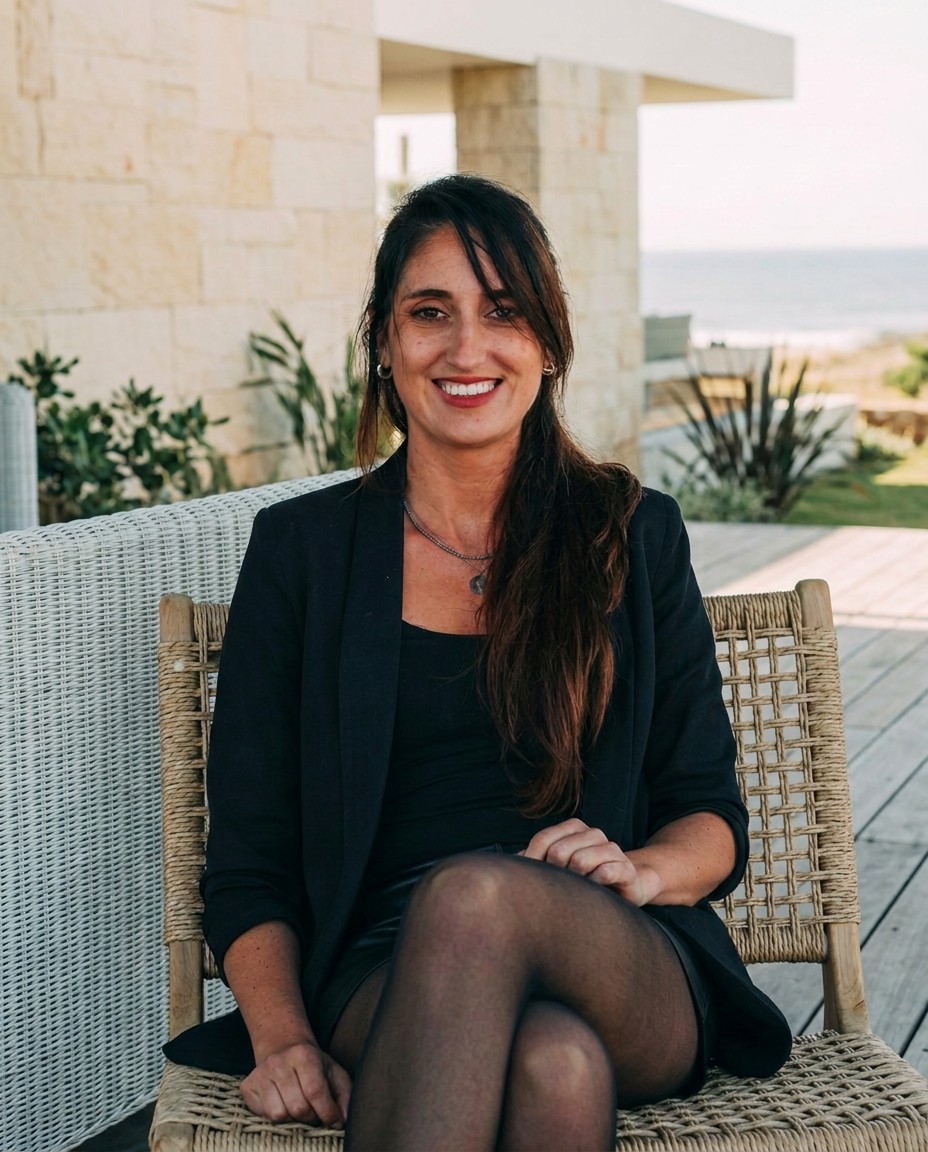 Laura Ostolaza, diseñadora de interiores y agente inmobiliaria en Punta del Este